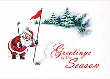 90113-N<br>Golfer Santa