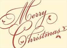 91123-Q<br>Merry Christmas Classic