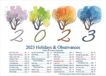92115-Q<br>2023 Trees of the Seasons Calendar