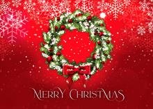 92133-Q<br>Frosty Pine Wreath Christmas