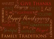 92143-Q<br>Bounty of Thanksgiving Greetings