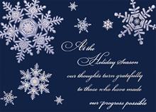 94131-Q<br>Business Snowflakes on Blue