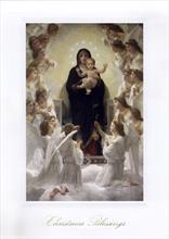 96039-R<br>"The Virgin with Angels" by Bourguereau