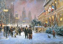 2252-N<br>Chicago's Art Institute During the Holidays
