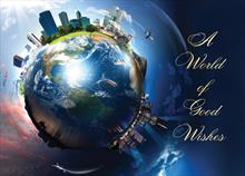 3756-P<br>Good Wishes All Around the World