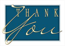 3994-N<br>Digital Blue Thank you