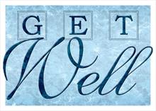 4001-N<br>Get Well on Light Blue Marble