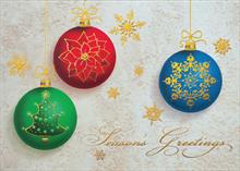 4019-Q<br>Bright Christmas Baubles