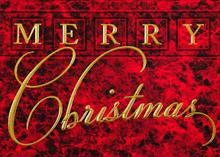 4027-Q<br>Red Marble Merry Christmas