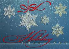 4030-R<br>Snowflake Holiday Greetings
