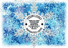 4035-T<br>Snowflake logo greeting