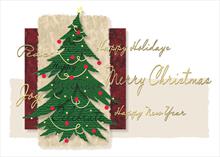 4055-N<br>Festive Holiday tree