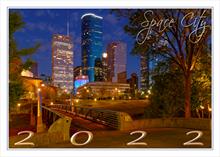 4074-Q<br>2022 Houston skyline calendar