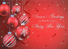 4120-S<br>Glittering Holiday Baubles