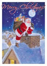 4192-N<br>Santa down the Chinmey